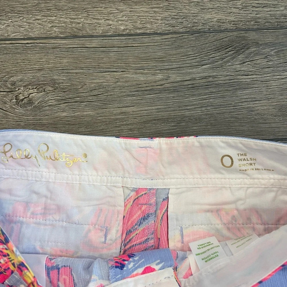 Lilly Pulitzer Walsh Short Party Purple Dahlia Size 0 - Picture 5 of 10